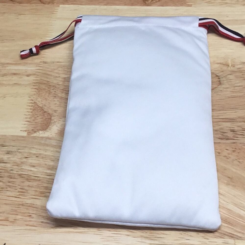 New Moncler 4.75"x7.5" Drawstring Padded Sunglass Case with Cleaning Cloth